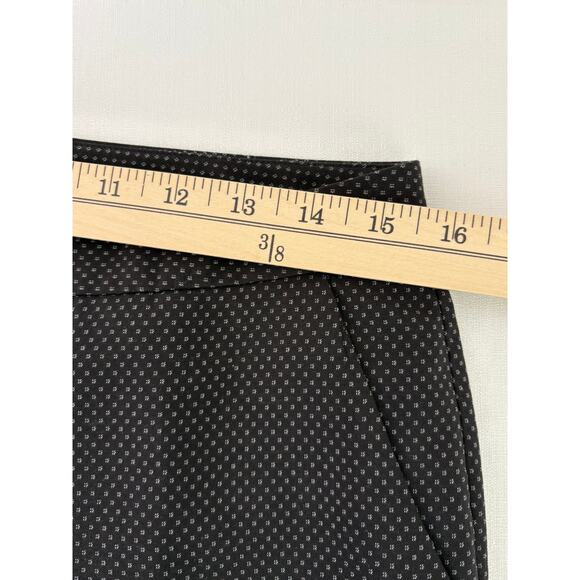 Halogen Black Polka Dot Business Pants Suit Sz 6P/8P Taylor Fit Interview Career - Picture 16 of 16